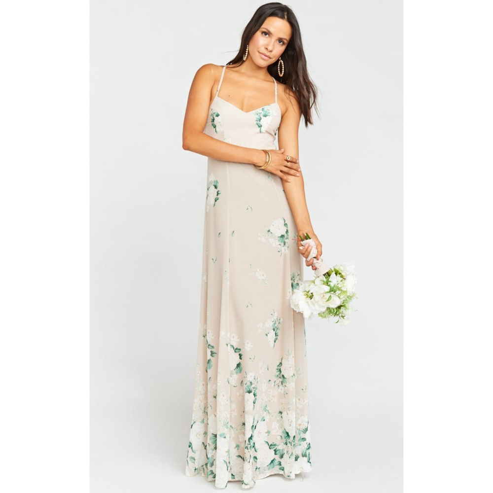 NWT Show Me Your Mumu Godshaw Goddess Maxi Floral Gown Size XL Wedding